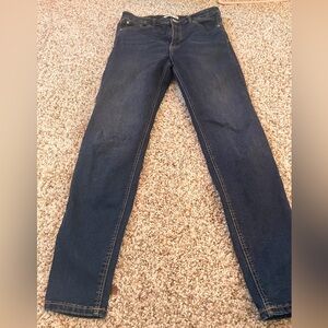 Pull and Bear dark wash skinny jeans